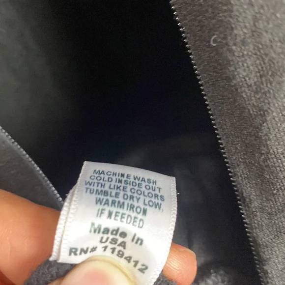 MONROW Revolve Supersoft Fleece Hooded Jumpsuit - Black - Size Small - Picture 16 of 16